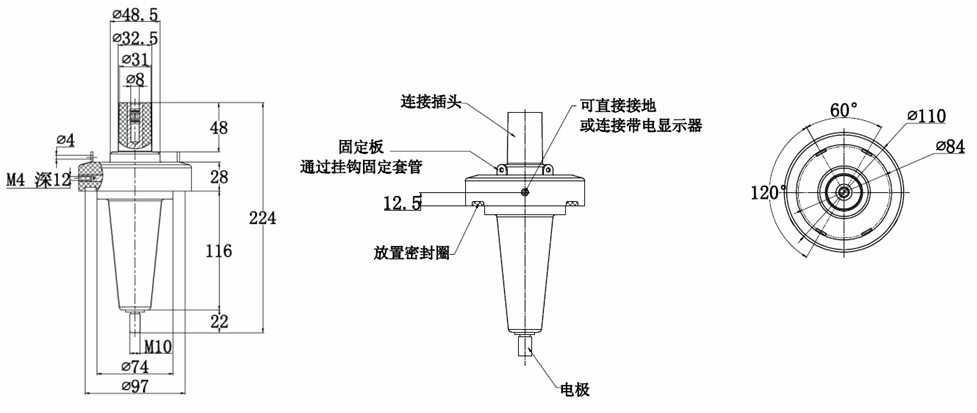 尊龙凯时百家乐核材250A套管座结构图.gif